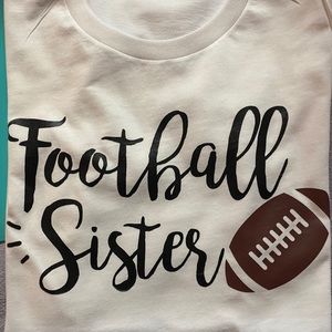 Adult Football Sister T-shirt